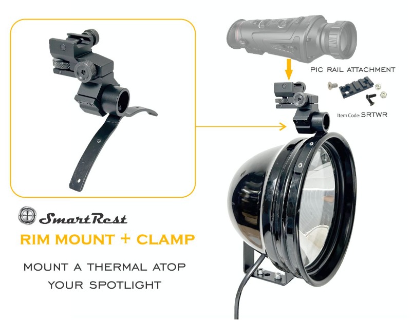 Light Camera Mounts For Quad Bikes Smartrest Rim Mount For Thermals